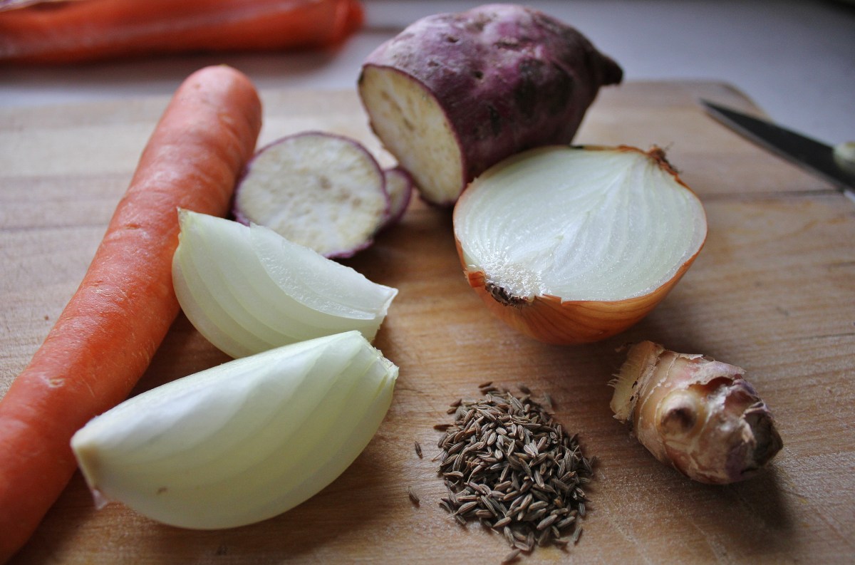 Carrot, ginger and cumin soup and&nbsp;yearning