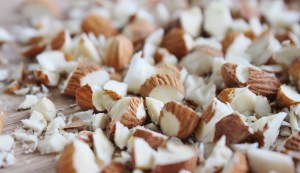 chopped almonds