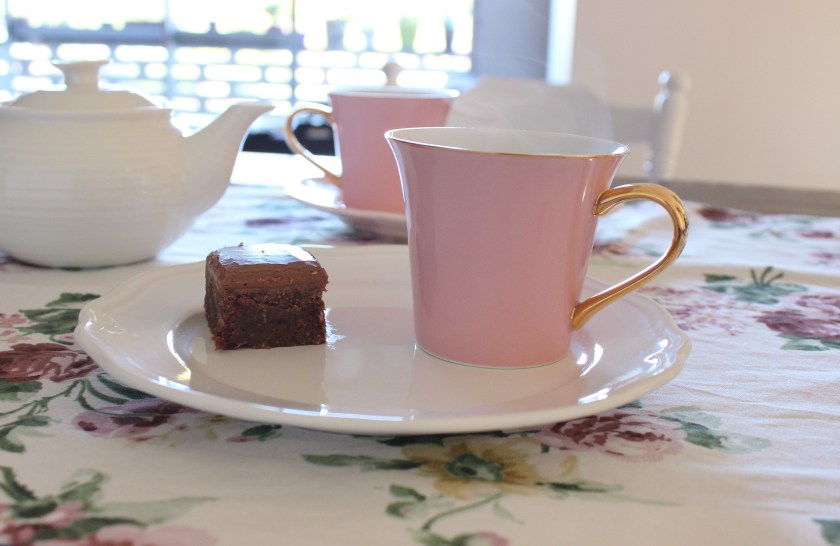 Chocolate raspberry slice and high tea – Baking with Gab