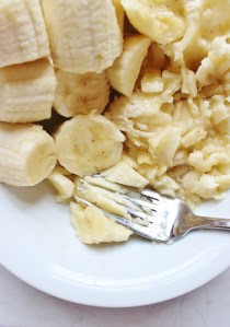 mashed banana