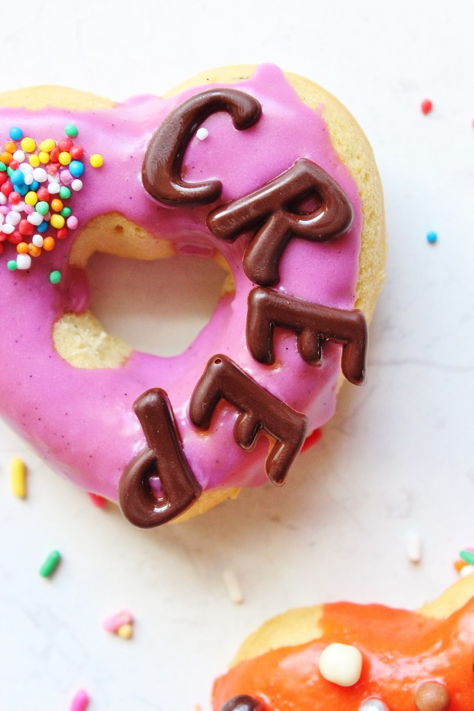 halloween doughnuts close up creep